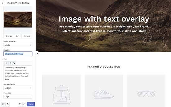 Shopify customization