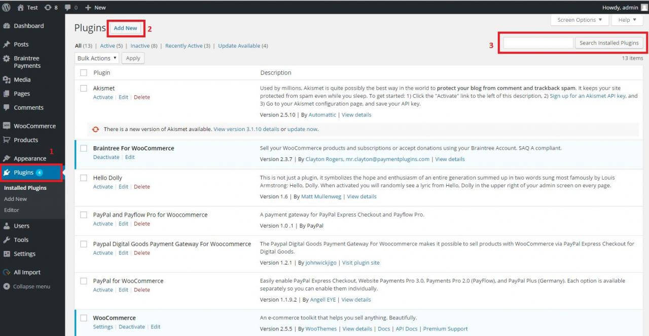 WordPress教程WooCommerce设置PayPal收付款